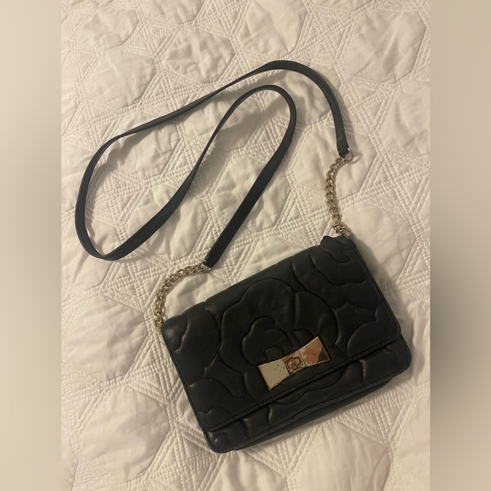 Kate spade small black bag.